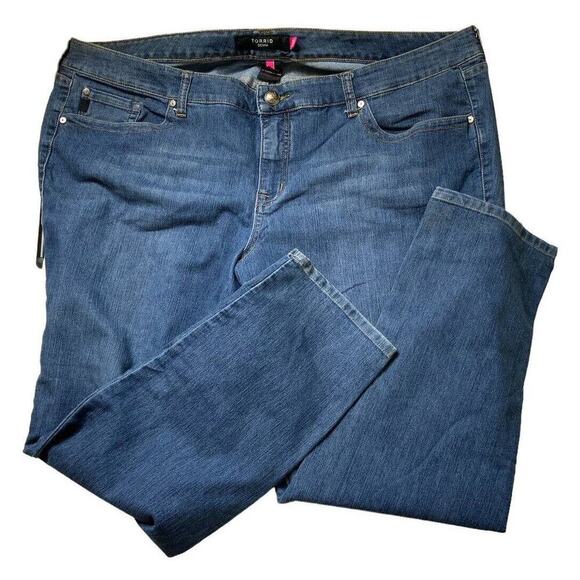 Torrid Jeans Women's Plus Size 4X (26R) Regular Blue Stretch Denim - Picture 5 of 9